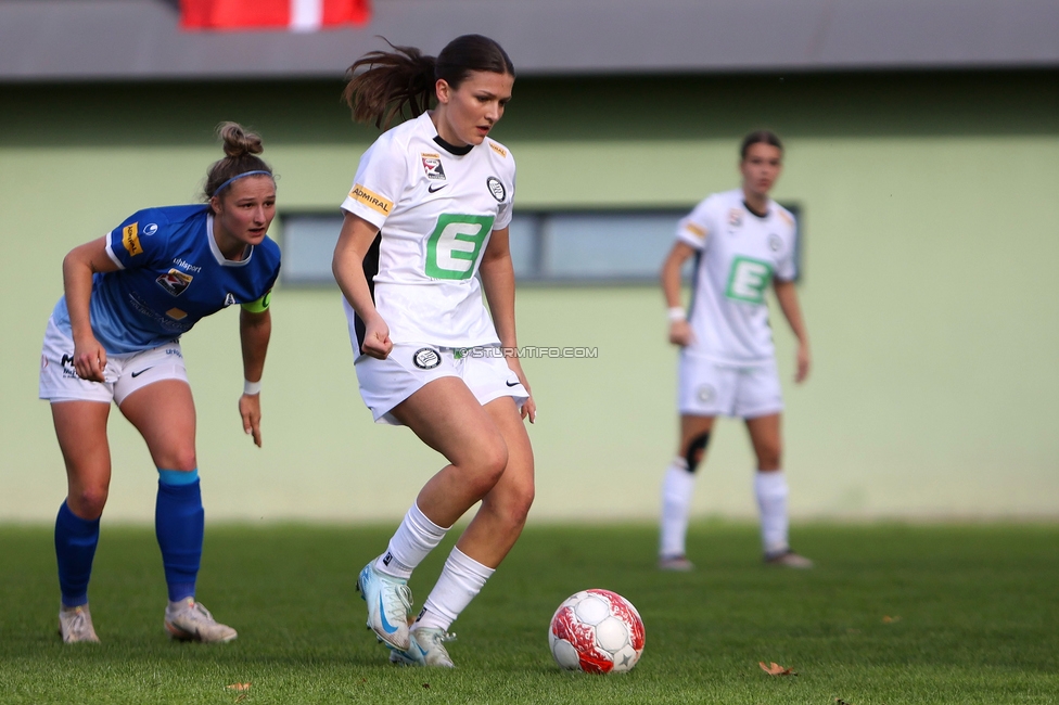 Sturm Damen - Lustenau
OEFB Frauen Bundesliga, 9. Runde, SK Sturm Graz Damen - SPG FC Lustenau FC Dornbirn Ladies, MURAUER Bier Arena - StFV Graz, 03.11.2024. 

Foto zeigt Marie Spiess (Sturm Damen)
