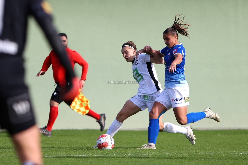 Sturm Damen - Lustenau
OEFB Frauen Bundesliga, 9. Runde, SK Sturm Graz Damen - SPG FC Lustenau FC Dornbirn Ladies, MURAUER Bier Arena - StFV Graz, 03.11.2024. 

Foto zeigt Pauline Deutsch (Sturm Damen)
