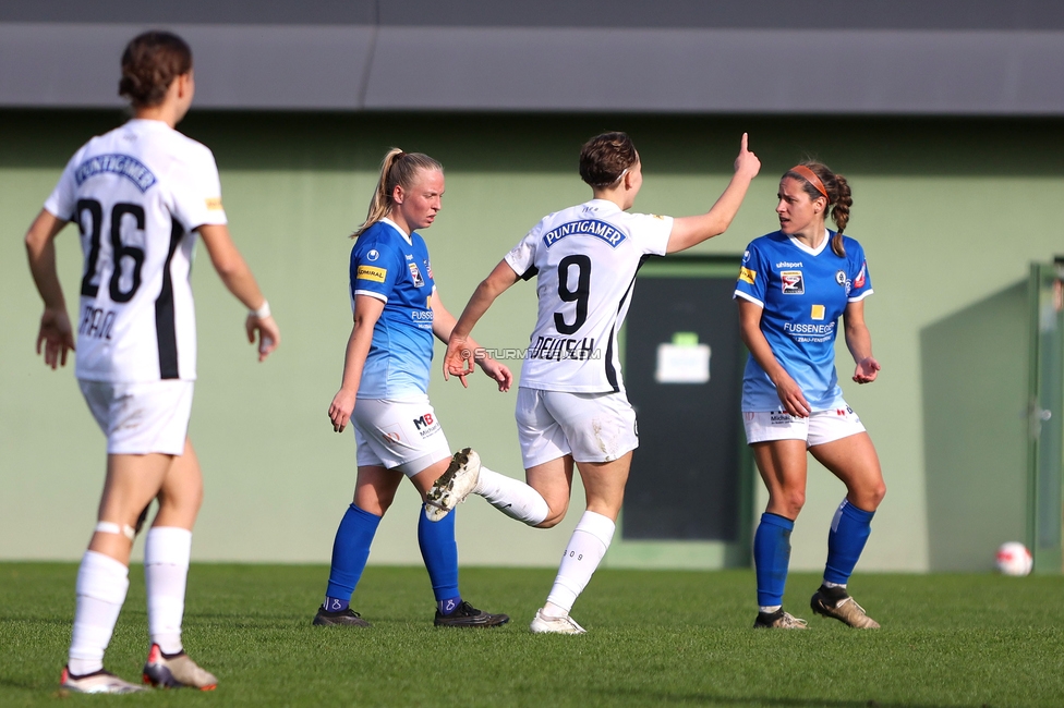 Sturm Damen - Lustenau
OEFB Frauen Bundesliga, 9. Runde, SK Sturm Graz Damen - SPG FC Lustenau FC Dornbirn Ladies, MURAUER Bier Arena - StFV Graz, 03.11.2024. 

Foto zeigt Pauline Deutsch (Sturm Damen)
