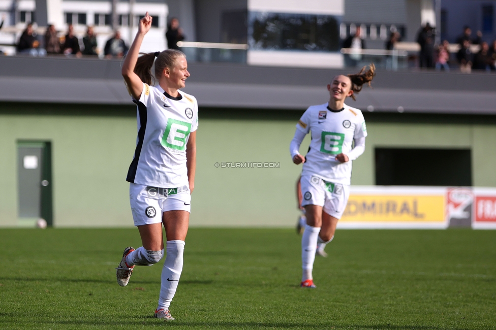 Sturm Damen - Lustenau
OEFB Frauen Bundesliga, 9. Runde, SK Sturm Graz Damen - SPG FC Lustenau FC Dornbirn Ladies, MURAUER Bier Arena - StFV Graz, 03.11.2024. 

Foto zeigt Sandra Jakobsen (Sturm Damen)
