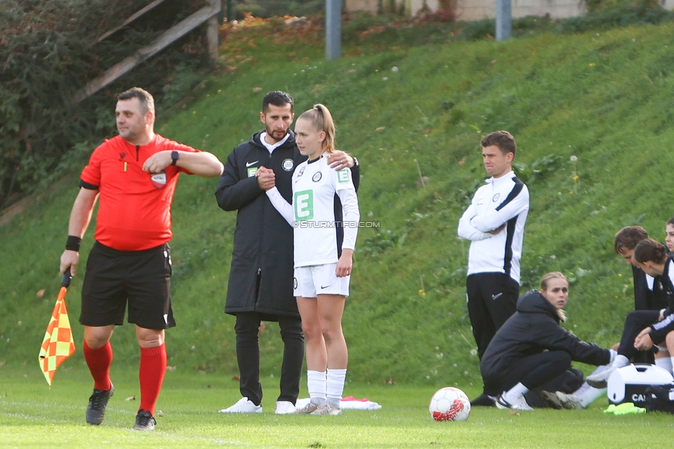 Sturm Damen - Lustenau
OEFB Frauen Bundesliga, 9. Runde, SK Sturm Graz Damen - SPG FC Lustenau FC Dornbirn Ladies, MURAUER Bier Arena - StFV Graz, 03.11.2024. 

Foto zeigt Lena Breznik (Sturm Damen)
