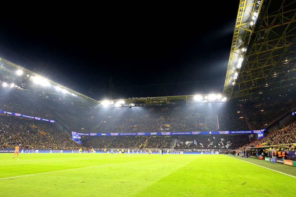 Borussia Dortmund - Sturm Graz
UEFA Champions League Ligaphase 4. Spieltag, Borussia Dortmund - SK Sturm Graz, BVB Stadion Dortmund, 05.11.2024. 

Foto zeigt eine Innenansicht im BVB Stadion Dortmund
