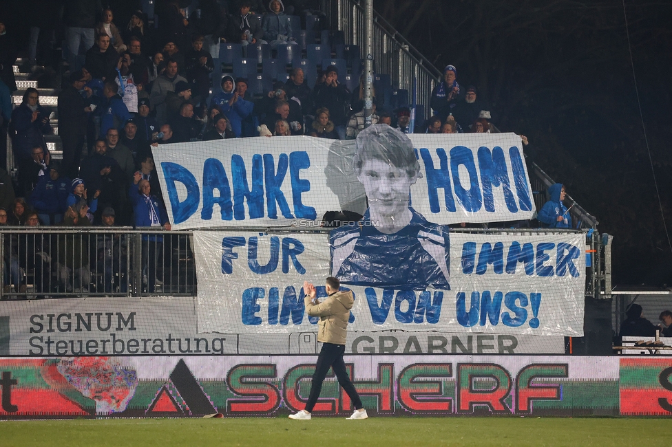 Hartberg - Sturm Graz
Oesterreichische Fussball Bundesliga, 13. Runde, TSV Hartberg - SK Sturm Graz, PROfertil Arena Hartberg, 09.11.2024. 

Foto zeigt Fans von Hartberg
