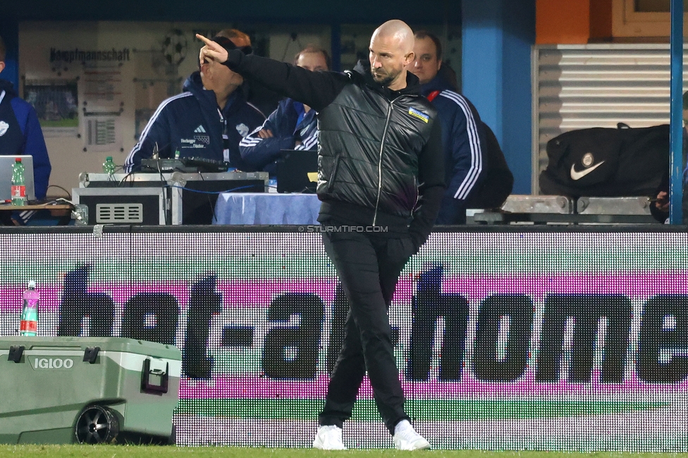 Hartberg - Sturm Graz
Oesterreichische Fussball Bundesliga, 13. Runde, TSV Hartberg - SK Sturm Graz, PROfertil Arena Hartberg, 09.11.2024. 

Foto zeigt Christian Ilzer (Cheftrainer Sturm)
