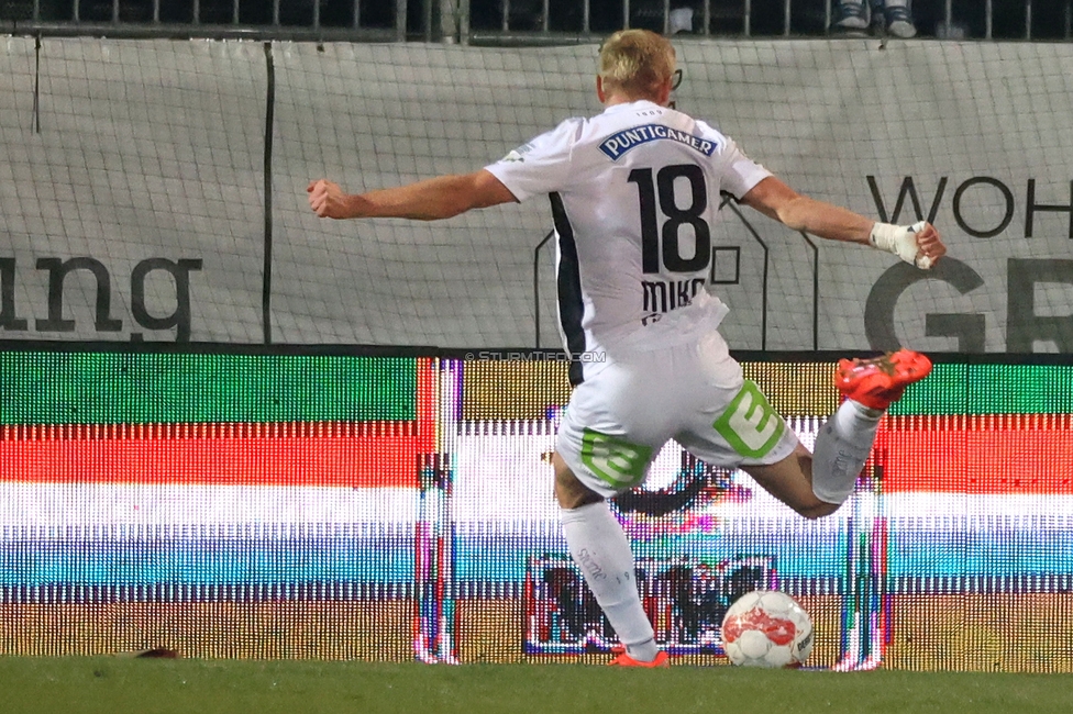 Hartberg - Sturm Graz
Oesterreichische Fussball Bundesliga, 13. Runde, TSV Hartberg - SK Sturm Graz, PROfertil Arena Hartberg, 09.11.2024. 

Foto zeigt Mika Biereth (Sturm)
