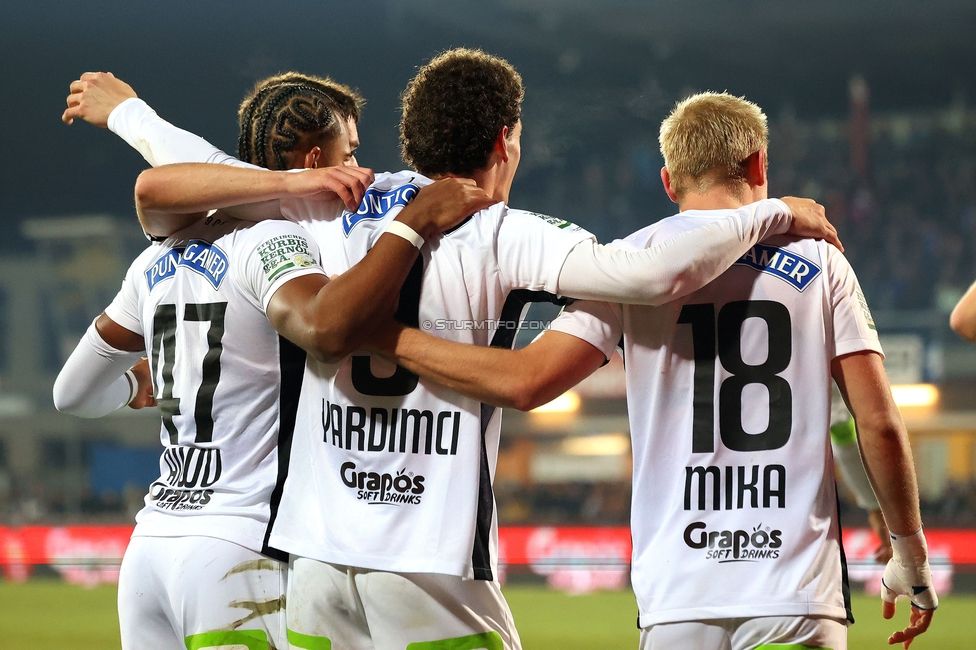 Hartberg - Sturm Graz
Oesterreichische Fussball Bundesliga, 13. Runde, TSV Hartberg - SK Sturm Graz, PROfertil Arena Hartberg, 09.11.2024. 

Foto zeigt Erencan Yardimci (Sturm)
