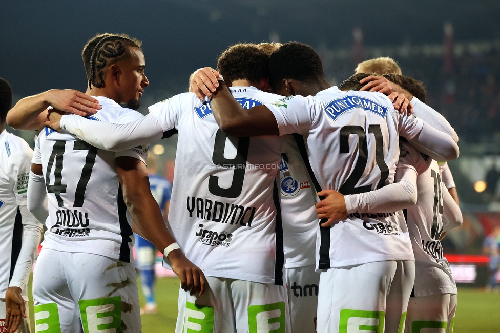 Hartberg - Sturm Graz
Oesterreichische Fussball Bundesliga, 13. Runde, TSV Hartberg - SK Sturm Graz, PROfertil Arena Hartberg, 09.11.2024. 

Foto zeigt Erencan Yardimci (Sturm)
