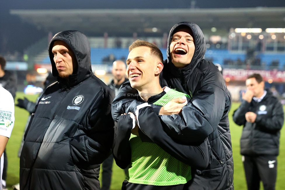 Hartberg - Sturm Graz
Oesterreichische Fussball Bundesliga, 13. Runde, TSV Hartberg - SK Sturm Graz, PROfertil Arena Hartberg, 09.11.2024. 

Foto zeigt Erencan Yardimci (Sturm)
