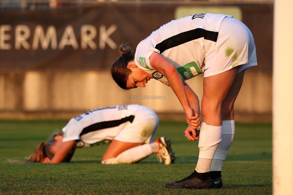 Sturm Damen - BW Linz
OEFB Frauen Bundesliga, 10. Runde, SK Sturm Graz Damen - FC Blau-Weiss Linz Kleinmuenchen, Trainingszentrum Messendorf, 10.11.2024. 

Foto zeigt Sophie Maierhofer (Sturm Damen)
