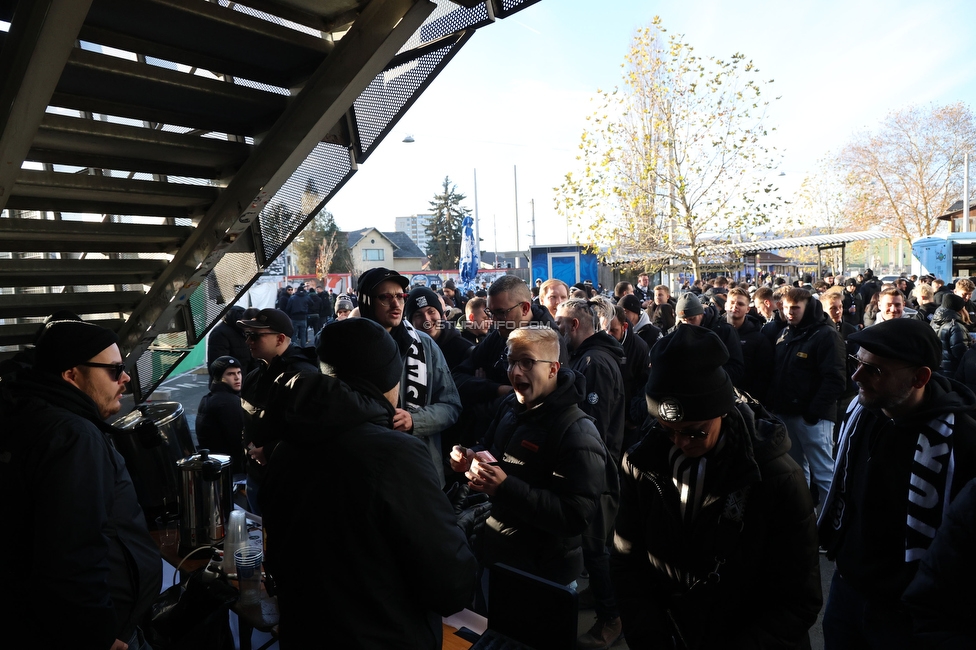 Sturm Graz - Austria Klagenfurt
Oesterreichische Fussball Bundesliga, 14. Runde, SK Sturm Graz - SK Austria Klagenfurt, Stadion Liebenau Graz, 23.11.2024. 

Foto zeigt das Vereinsfest von Schwoaze Helfen
