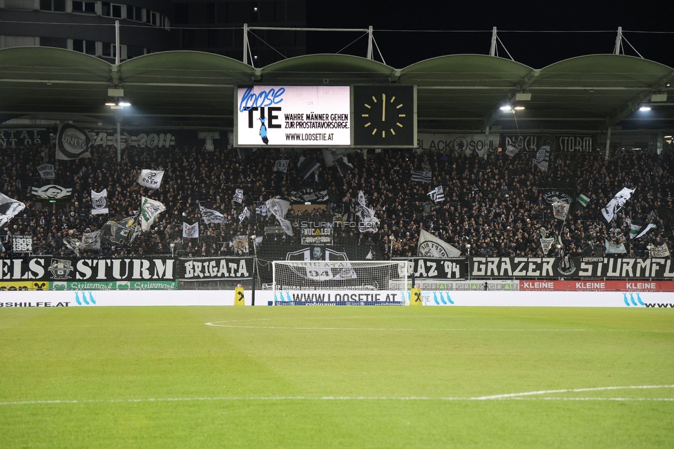 Sturm Graz - Austria Klagenfurt
Oesterreichische Fussball Bundesliga, 14. Runde, SK Sturm Graz - SK Austria Klagenfurt, Stadion Liebenau Graz, 23.11.2024. 

Foto zeigt Fans von Sturm
