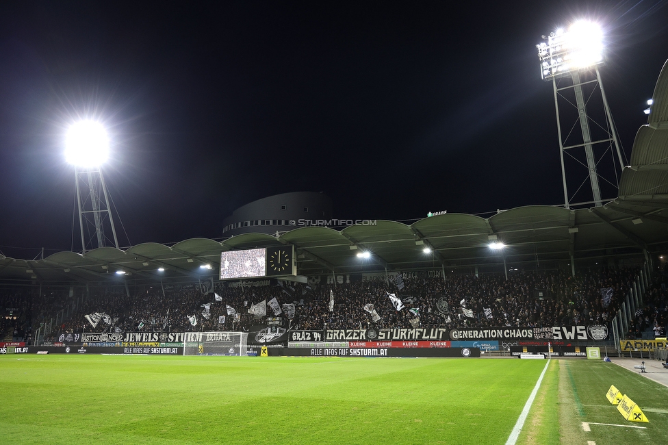 Sturm Graz - Austria Klagenfurt
Oesterreichische Fussball Bundesliga, 14. Runde, SK Sturm Graz - SK Austria Klagenfurt, Stadion Liebenau Graz, 23.11.2024. 

Foto zeigt Fans von Sturm
