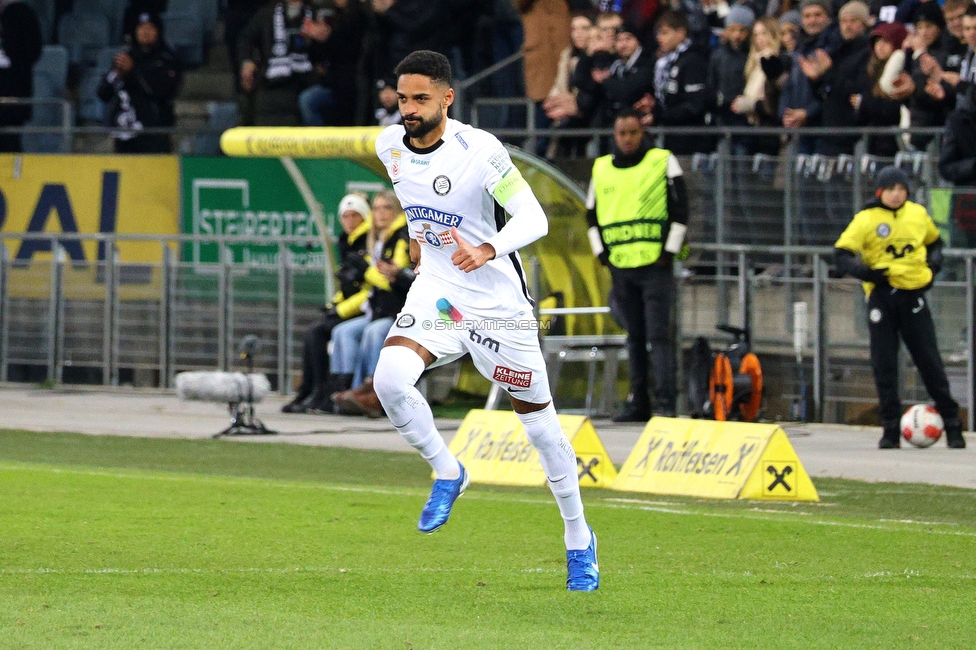 Sturm Graz - Austria Klagenfurt
Oesterreichische Fussball Bundesliga, 14. Runde, SK Sturm Graz - SK Austria Klagenfurt, Stadion Liebenau Graz, 23.11.2024. 

Foto zeigt Gregory Wuethrich (Sturm)
