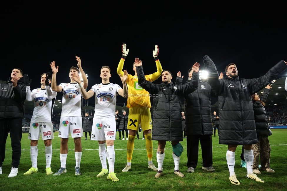 Sturm Graz - Austria Klagenfurt
Oesterreichische Fussball Bundesliga, 14. Runde, SK Sturm Graz - SK Austria Klagenfurt, Stadion Liebenau Graz, 23.11.2024. 

Foto zeigt die Mannschaft von Sturm
