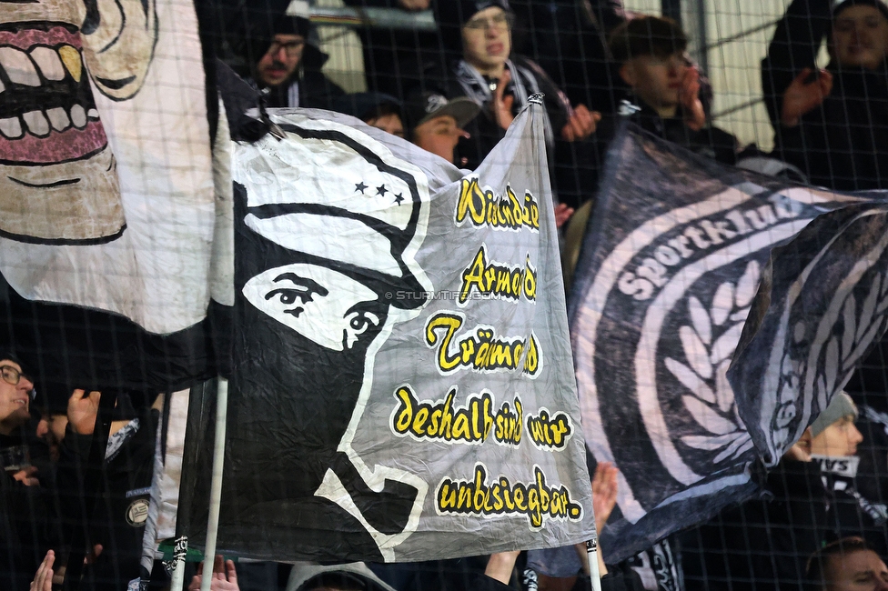 Altach - Sturm Graz
Oesterreichische Fussball Bundesliga, 15. Runde, SCR Altach - SK Sturm Graz, Stadion Schnabelholz Altach, 30.11.2024. 

Foto zeigt Fans von Sturm
Schlüsselwörter: sturmflut