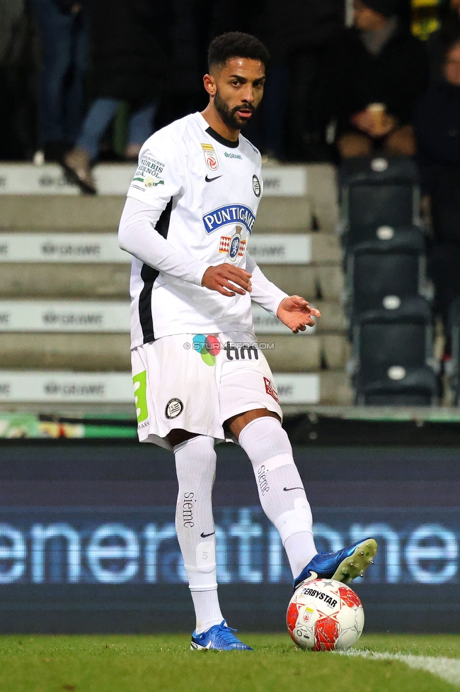 Altach - Sturm Graz
Oesterreichische Fussball Bundesliga, 15. Runde, SCR Altach - SK Sturm Graz, Stadion Schnabelholz Altach, 30.11.2024. 

Foto zeigt Gregory Wuethrich (Sturm)
