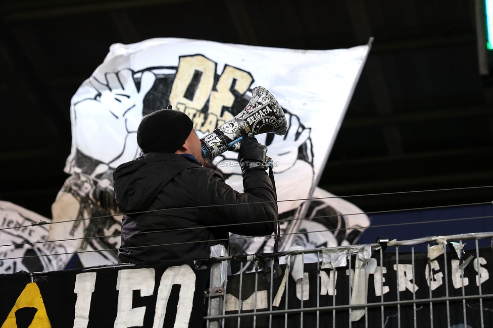 Tirol - Sturm Graz
Oesterreichische Fussball Bundesliga, 16. Runde, WSG Tirol - SK Sturm Graz, Tivoli Stadion Tirol, 07.12.2024. 

Foto zeigt Fans von Sturm
