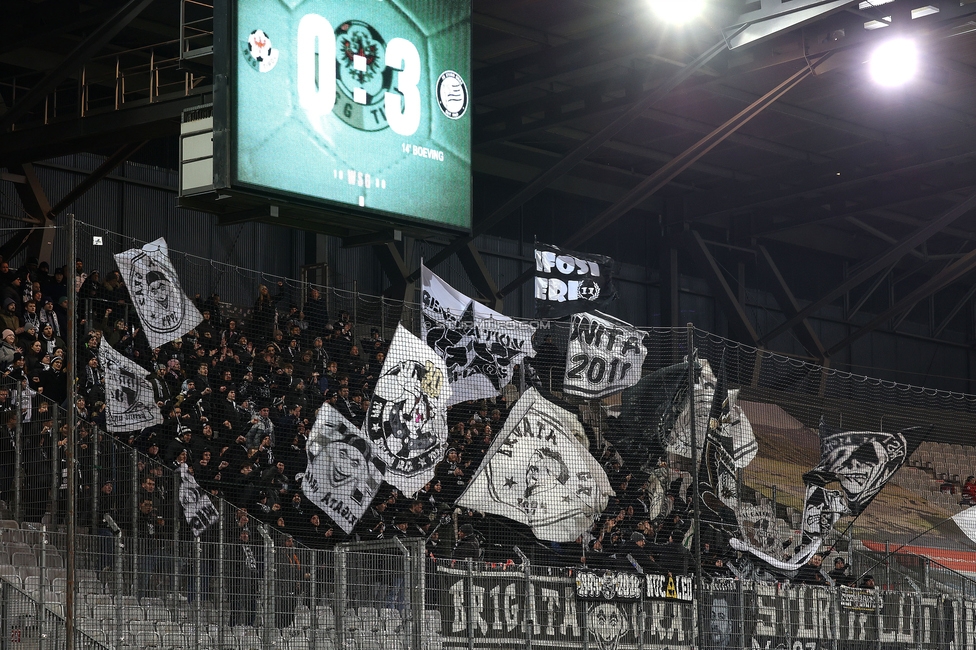 Tirol - Sturm Graz
Oesterreichische Fussball Bundesliga, 16. Runde, WSG Tirol - SK Sturm Graz, Tivoli Stadion Tirol, 07.12.2024. 

Foto zeigt das Endergebnis
