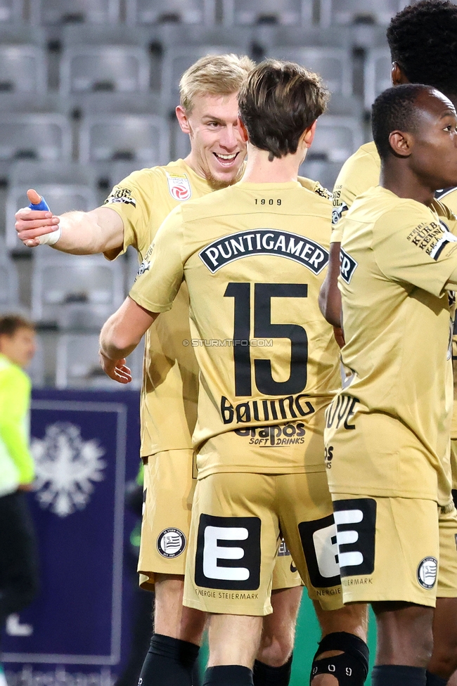 Tirol - Sturm Graz
Oesterreichische Fussball Bundesliga, 16. Runde, WSG Tirol - SK Sturm Graz, Tivoli Stadion Tirol, 07.12.2024. 

Foto zeigt William Boeving (Sturm)
