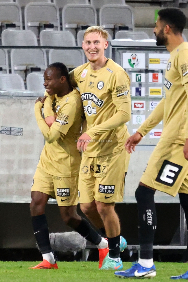 Tirol - Sturm Graz
Oesterreichische Fussball Bundesliga, 16. Runde, WSG Tirol - SK Sturm Graz, Tivoli Stadion Tirol, 07.12.2024. 

Foto zeigt Malick Junior Yalcouye (Sturm)
