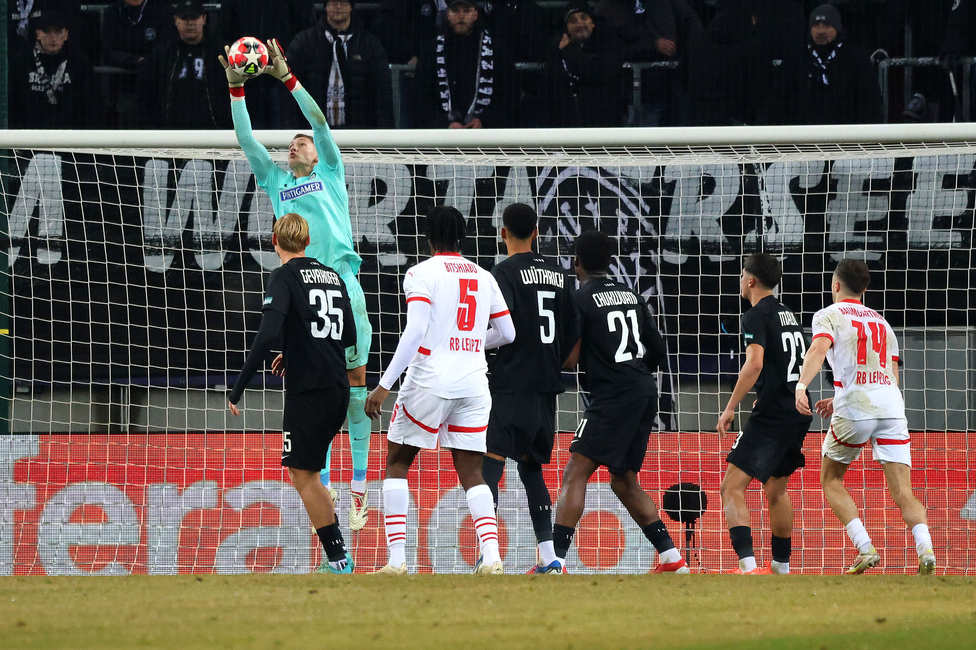 Sturm Graz - Leipzig
UEFA Champions League Ligaphase 8. Spieltag, SK Sturm Graz - RB Leipzig, Woerthersee Stadion Klagenfurt, 29.01.2025. 

Foto zeigt Kjell Scherpen (Sturm)
