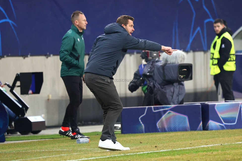 Sturm Graz - Leipzig
UEFA Champions League Ligaphase 8. Spieltag, SK Sturm Graz - RB Leipzig, Woerthersee Stadion Klagenfurt, 29.01.2025. 

Foto zeigt Juergen Saeumel (Cheftrainer Sturm)
