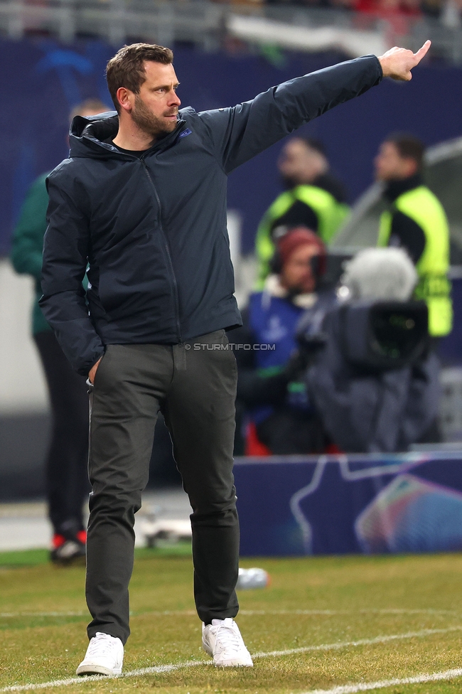 Sturm Graz - Leipzig
UEFA Champions League Ligaphase 8. Spieltag, SK Sturm Graz - RB Leipzig, Woerthersee Stadion Klagenfurt, 29.01.2025. 

Foto zeigt Juergen Saeumel (Cheftrainer Sturm)
