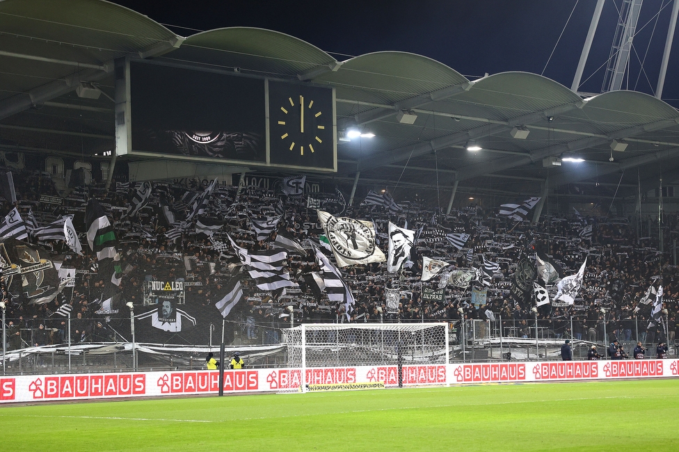 Sturm Graz - Austria Wien
OEFB Cup, Viertelfinale, SK Sturm Graz - FK Austria Wien, Stadion Liebenau Graz, 01.02.2025. 

Foto zeigt Fans von Sturm
