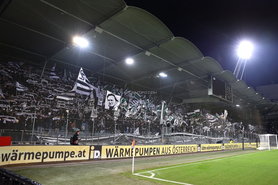 Sturm Graz - Austria Wien
OEFB Cup, Viertelfinale, SK Sturm Graz - FK Austria Wien, Stadion Liebenau Graz, 01.02.2025. 

Foto zeigt Fans von Sturm
