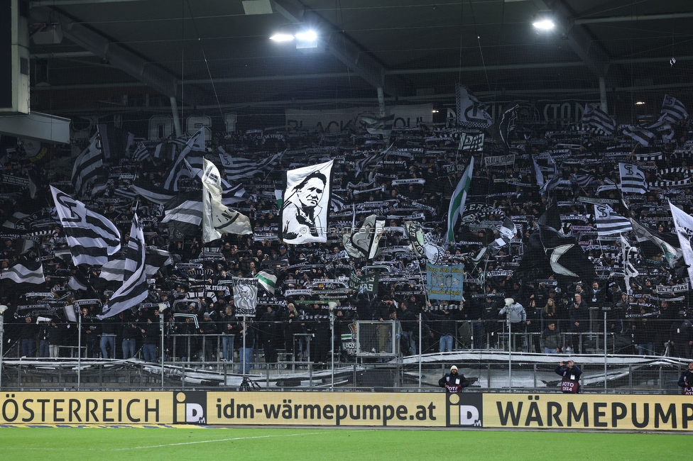 Sturm Graz - Austria Wien
OEFB Cup, Viertelfinale, SK Sturm Graz - FK Austria Wien, Stadion Liebenau Graz, 01.02.2025. 

Foto zeigt Fans von Sturm mit einer Choreografie
