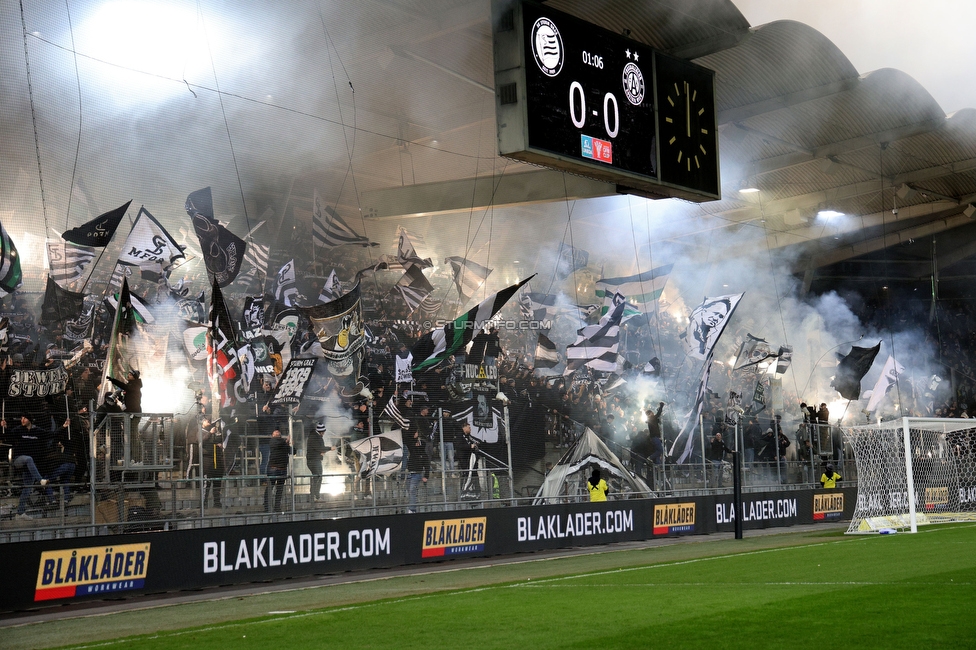 Sturm Graz - Austria Wien
OEFB Cup, Viertelfinale, SK Sturm Graz - FK Austria Wien, Stadion Liebenau Graz, 01.02.2025. 

Foto zeigt Fans von Sturm mit einer Choreografie
