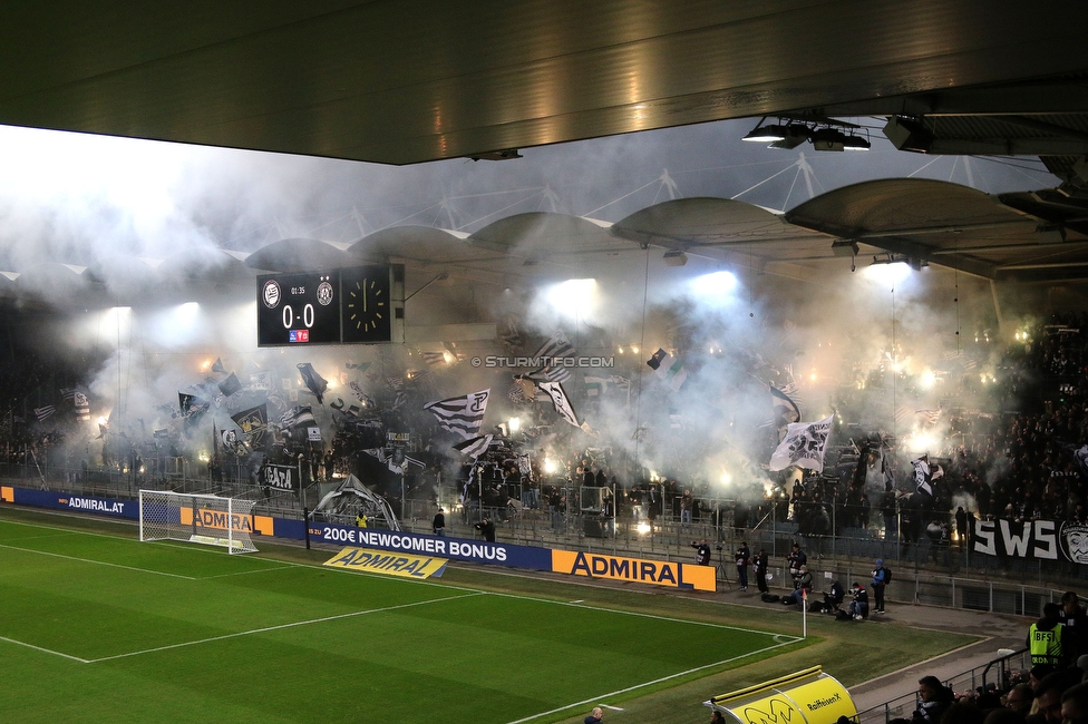 Sturm Graz - Austria Wien
OEFB Cup, Viertelfinale, SK Sturm Graz - FK Austria Wien, Stadion Liebenau Graz, 01.02.2025. 

Foto zeigt Fans von Sturm
