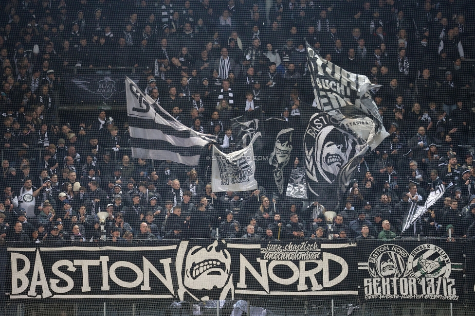 Sturm Graz - Austria Wien
OEFB Cup, Viertelfinale, SK Sturm Graz - FK Austria Wien, Stadion Liebenau Graz, 01.02.2025. 

Foto zeigt Fans von Sturm
Schlüsselwörter: bastion