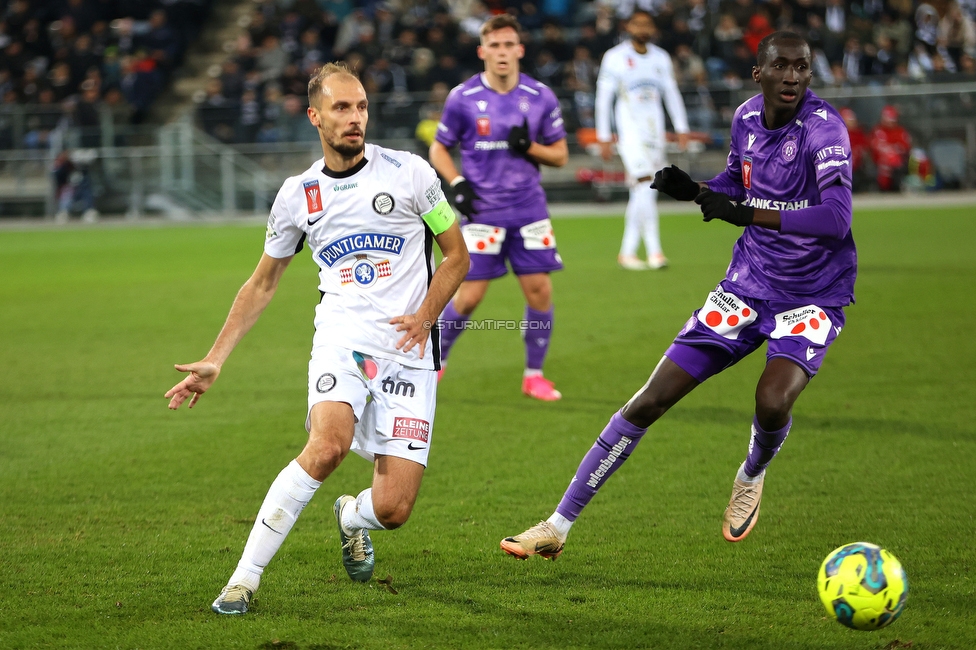 Sturm Graz - Austria Wien
OEFB Cup, Viertelfinale, SK Sturm Graz - FK Austria Wien, Stadion Liebenau Graz, 01.02.2025. 

Foto zeigt Jon Gorenc-Stankovic (Sturm)
