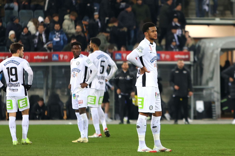 Sturm Graz - Austria Wien
OEFB Cup, Viertelfinale, SK Sturm Graz - FK Austria Wien, Stadion Liebenau Graz, 01.02.2025. 

Foto zeigt die Mannschaft von Sturm
