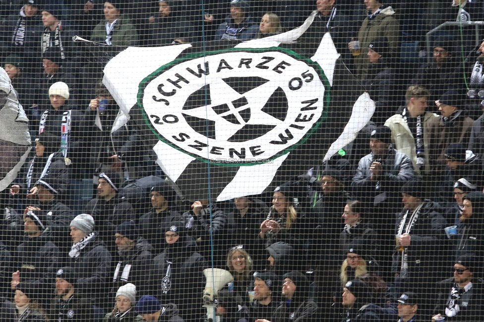 Sturm Graz - Austria Wien
Oesterreichische Fussball Bundesliga, 17. Runde, SK Sturm Graz - FK Austria Wien, Stadion Liebenau Graz, 07.02.2025. 

Foto zeigt Fans von Sturm
