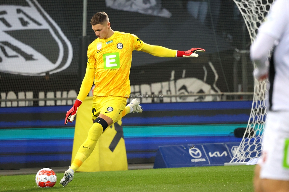 Sturm Graz - Austria Wien
Oesterreichische Fussball Bundesliga, 17. Runde, SK Sturm Graz - FK Austria Wien, Stadion Liebenau Graz, 07.02.2025. 

Foto zeigt Kjell Scherpen (Sturm)
