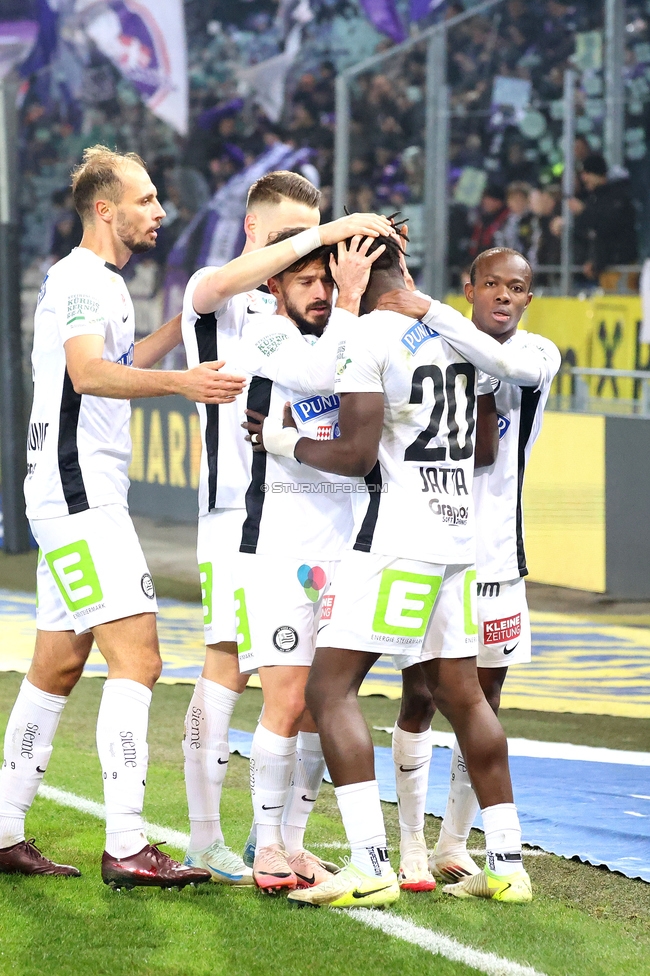 Sturm Graz - Austria Wien
Oesterreichische Fussball Bundesliga, 17. Runde, SK Sturm Graz - FK Austria Wien, Stadion Liebenau Graz, 07.02.2025. 

Foto zeigt Seedy Jatta (Sturm)
