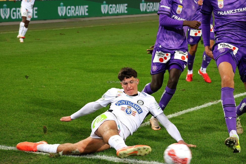 Sturm Graz - Austria Wien
Oesterreichische Fussball Bundesliga, 17. Runde, SK Sturm Graz - FK Austria Wien, Stadion Liebenau Graz, 07.02.2025. 

Foto zeigt Arjan Malic (Sturm)
