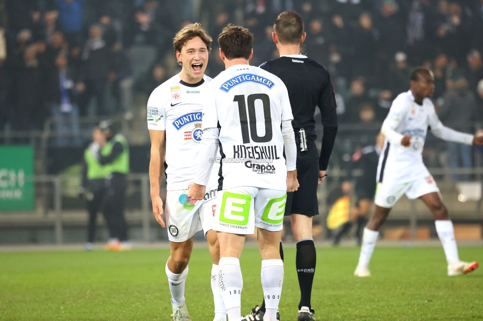 Sturm Graz - Austria Wien
Oesterreichische Fussball Bundesliga, 17. Runde, SK Sturm Graz - FK Austria Wien, Stadion Liebenau Graz, 07.02.2025. 

Foto zeigt William Boeving (Sturm)
