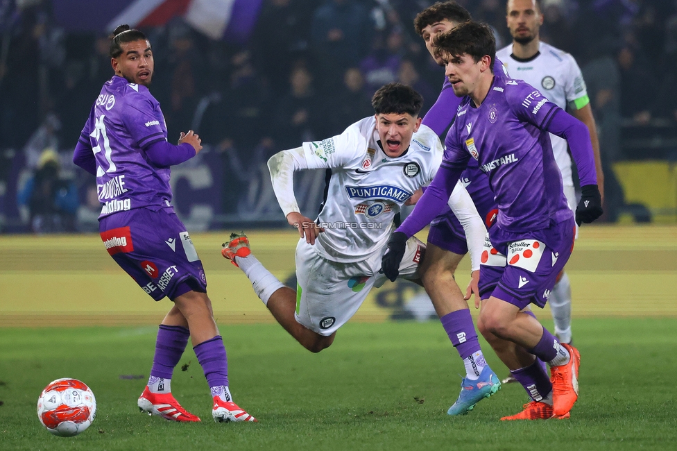 Sturm Graz - Austria Wien
Oesterreichische Fussball Bundesliga, 17. Runde, SK Sturm Graz - FK Austria Wien, Stadion Liebenau Graz, 07.02.2025. 

Foto zeigt Arjan Malic (Sturm)
