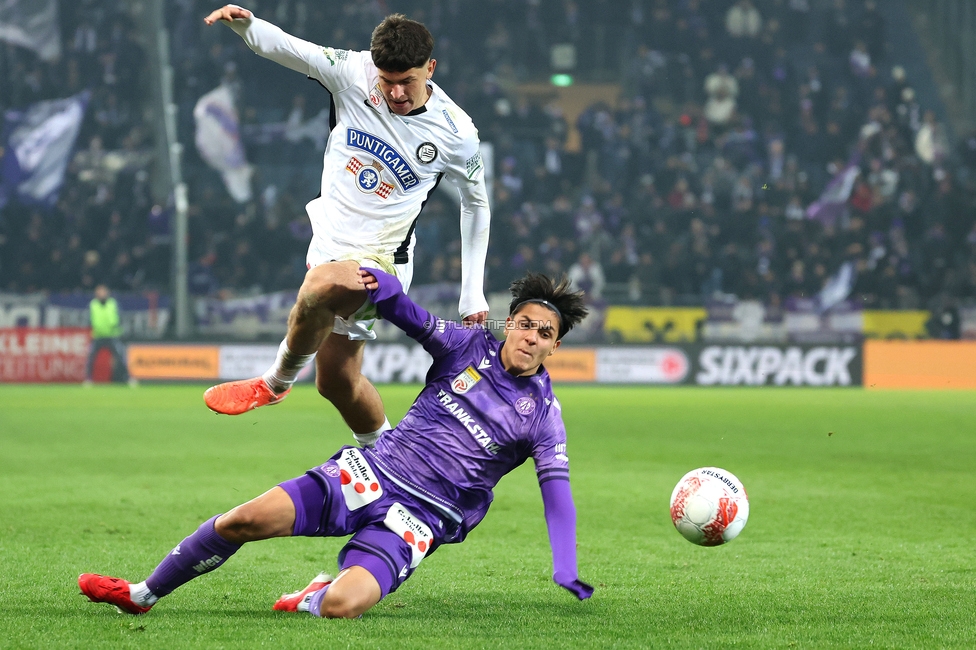 Sturm Graz - Austria Wien
Oesterreichische Fussball Bundesliga, 17. Runde, SK Sturm Graz - FK Austria Wien, Stadion Liebenau Graz, 07.02.2025. 

Foto zeigt Arjan Malic (Sturm)
