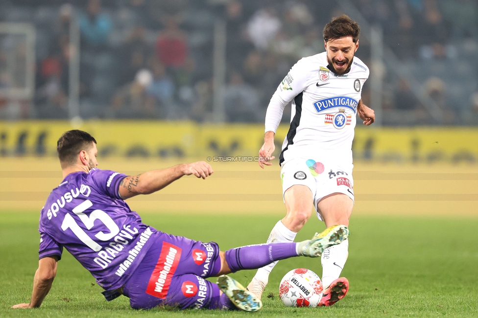 Sturm Graz - Austria Wien
Oesterreichische Fussball Bundesliga, 17. Runde, SK Sturm Graz - FK Austria Wien, Stadion Liebenau Graz, 07.02.2025. 

Foto zeigt Otar Kiteishvili (Sturm)
