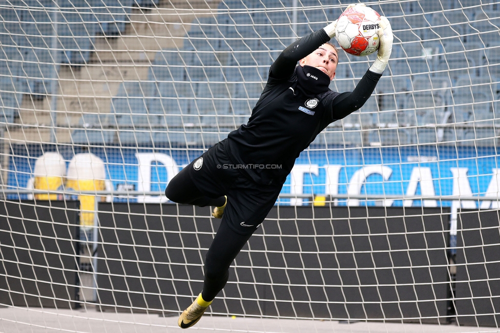 Sturm Graz Damen - St. Poelten
SPORTLAND Niederoesterreich Frauen Cup, Viertelfinale, SK Sturm Graz Damen - spusu SKN St. Poelten Rush, Stadion Liebenau Graz, 09.02.2025. 

Foto zeigt Lourdes Romero (Sturm Damen)
