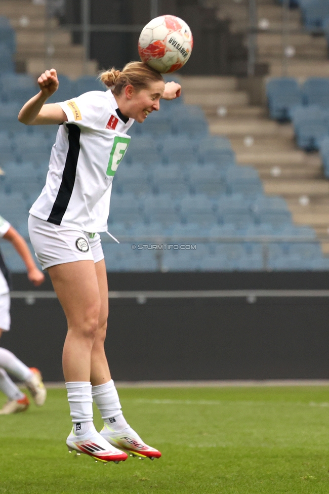 Sturm Graz Damen - St. Poelten
SPORTLAND Niederoesterreich Frauen Cup, Viertelfinale, SK Sturm Graz Damen - spusu SKN St. Poelten Rush, Stadion Liebenau Graz, 09.02.2025. 

Foto zeigt Elisabeth Brandl (Sturm Damen)
