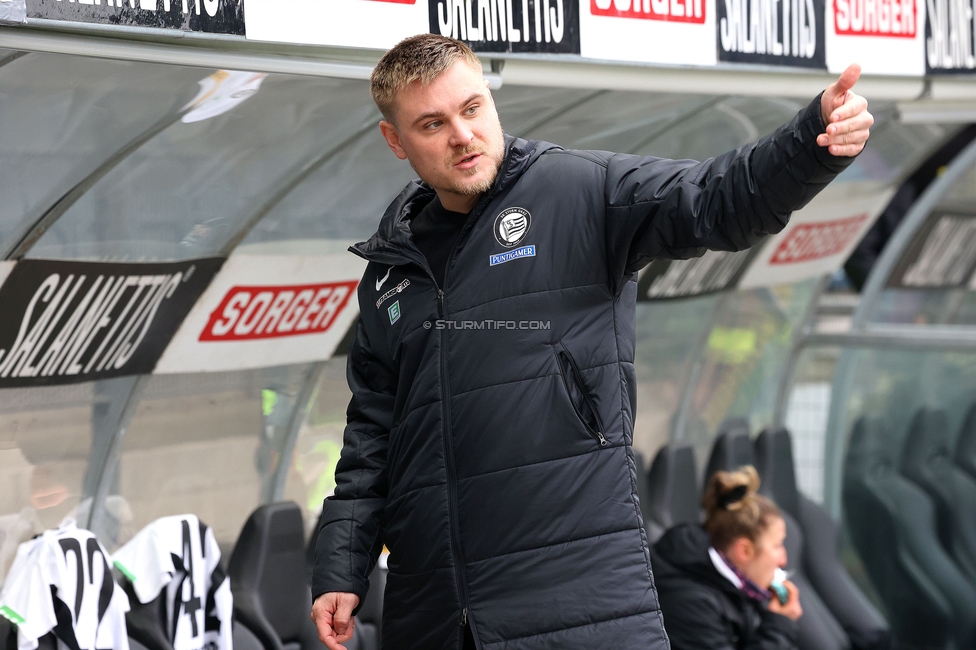 Sturm Graz Damen - St. Poelten
SPORTLAND Niederoesterreich Frauen Cup, Viertelfinale, SK Sturm Graz Damen - spusu SKN St. Poelten Rush, Stadion Liebenau Graz, 09.02.2025. 

Foto zeigt Michael Erlitz (Sportdirektor Sturm Damen)
