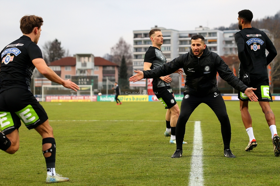 Wolfsberg - Sturm Graz
Oesterreichische Fussball Bundesliga, 18. Runde, Wolfsberger AC - SK Sturm Graz, Lavanttal Arena Wolfsberg, 15.02.2025. 

Foto zeigt Sargon Duran (Co-Trainer Sturm)
