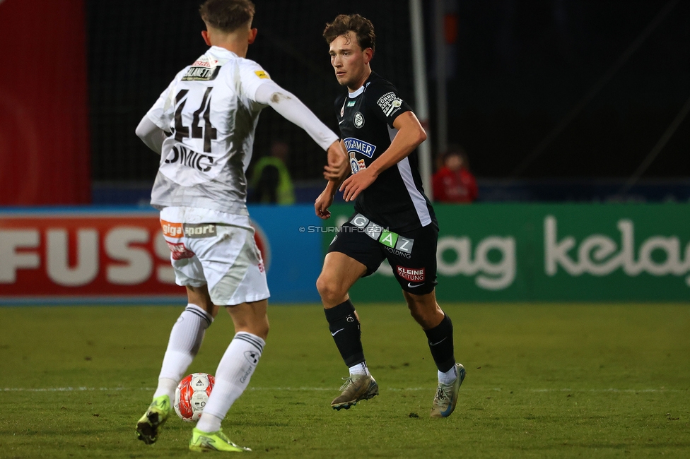 Wolfsberg - Sturm Graz
Oesterreichische Fussball Bundesliga, 18. Runde, Wolfsberger AC - SK Sturm Graz, Lavanttal Arena Wolfsberg, 15.02.2025. 

Foto zeigt William Boeving (Sturm)
