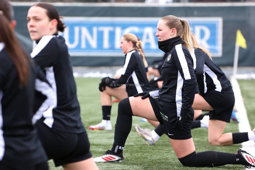 Sturm Damen - Vienna
OEFB Frauen Bundesliga, 14. Runde, SK Sturm Graz Damen - First Vienna FC 1894, Trainingszentrum Messendorf, 16.02.2025. 

Foto zeigt Anna Wirnsberger (Sturm Damen)
