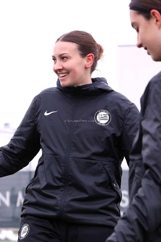 Sturm Damen - Vienna
OEFB Frauen Bundesliga, 14. Runde, SK Sturm Graz Damen - First Vienna FC 1894, Trainingszentrum Messendorf, 16.02.2025. 

Foto zeigt Linda Popofsits (Sturm Damen)
